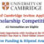University of Cambridge CERF Scholarship Competition 2024