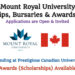 Mount Royal University Scholarships and Bursaries