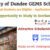 University of Dundee GEMS Scholarship